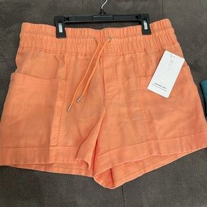 Athleta Cabo Linen 4” Short Size 10 🍑